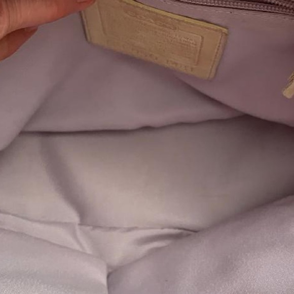 Coach small pastel patchwork tote bag - Picture 6 of 7